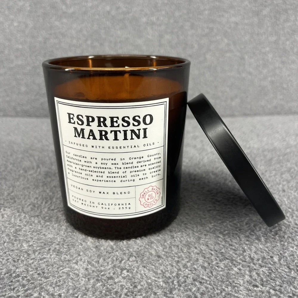 LEOBEN CO Espresso Martini Aromas Collection 9 oz Vegan Soy Wax Candle‎